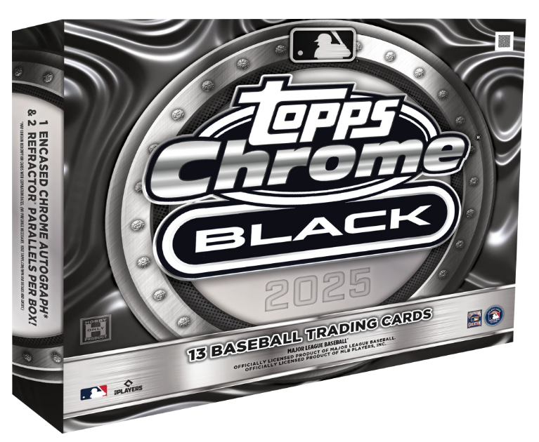 2025 Topps Chrome® Black Baseball - Hobby Box